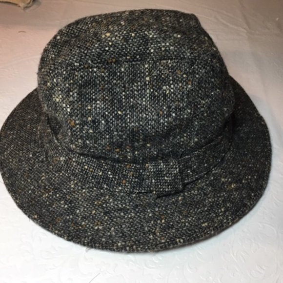 Vintage Dobbs Fifth Ave New York Grey Wool Fedora Hat (Med) - Picture 4 of 11